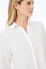 Load image into Gallery viewer, Kylie Essential Stretch No Iron Shirt In White