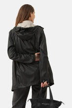 Load image into Gallery viewer, IJ- Black Beauty Short Hooded Rain Jacket RAIN228FR