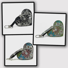 Load image into Gallery viewer, Flower Power Heart Charm
