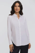 Load image into Gallery viewer, White Kylie No Iron Stretch Blouse
