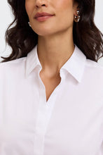 Load image into Gallery viewer, White Kylie No Iron Stretch Blouse
