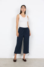 Load image into Gallery viewer, Cissie 1C Cotton Capris in Navy
