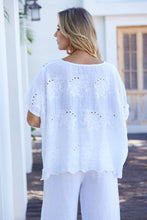 Load image into Gallery viewer, Lula White Eyelet Blouse
