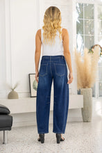 Load image into Gallery viewer, Cecilia's Dark Wash Barrel Jean
