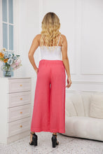 Load image into Gallery viewer, Celia's Linen Pants in Raspberry
