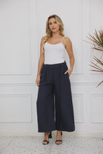 Load image into Gallery viewer, Celia's Linen Pants in Navy
