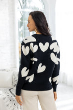 Load image into Gallery viewer, Delilah Pearl Beaded Heart Sweater
