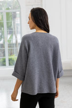 Load image into Gallery viewer, Grey Delilah's Diamond Rose Sweater
