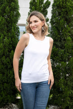 Load image into Gallery viewer, Ribbed Bamboo Tank Top With Top Buttons
