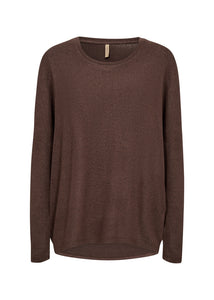 Biara 1 Super Soft Long Sleeve in Hot Fudge