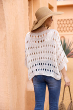 Load image into Gallery viewer, Talula Oval Crochet Top in Cream
