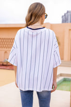 Load image into Gallery viewer, Striped Varsity Shirt

