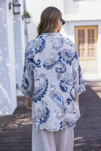 Load image into Gallery viewer, Paisley Printed Button Down in Beige
