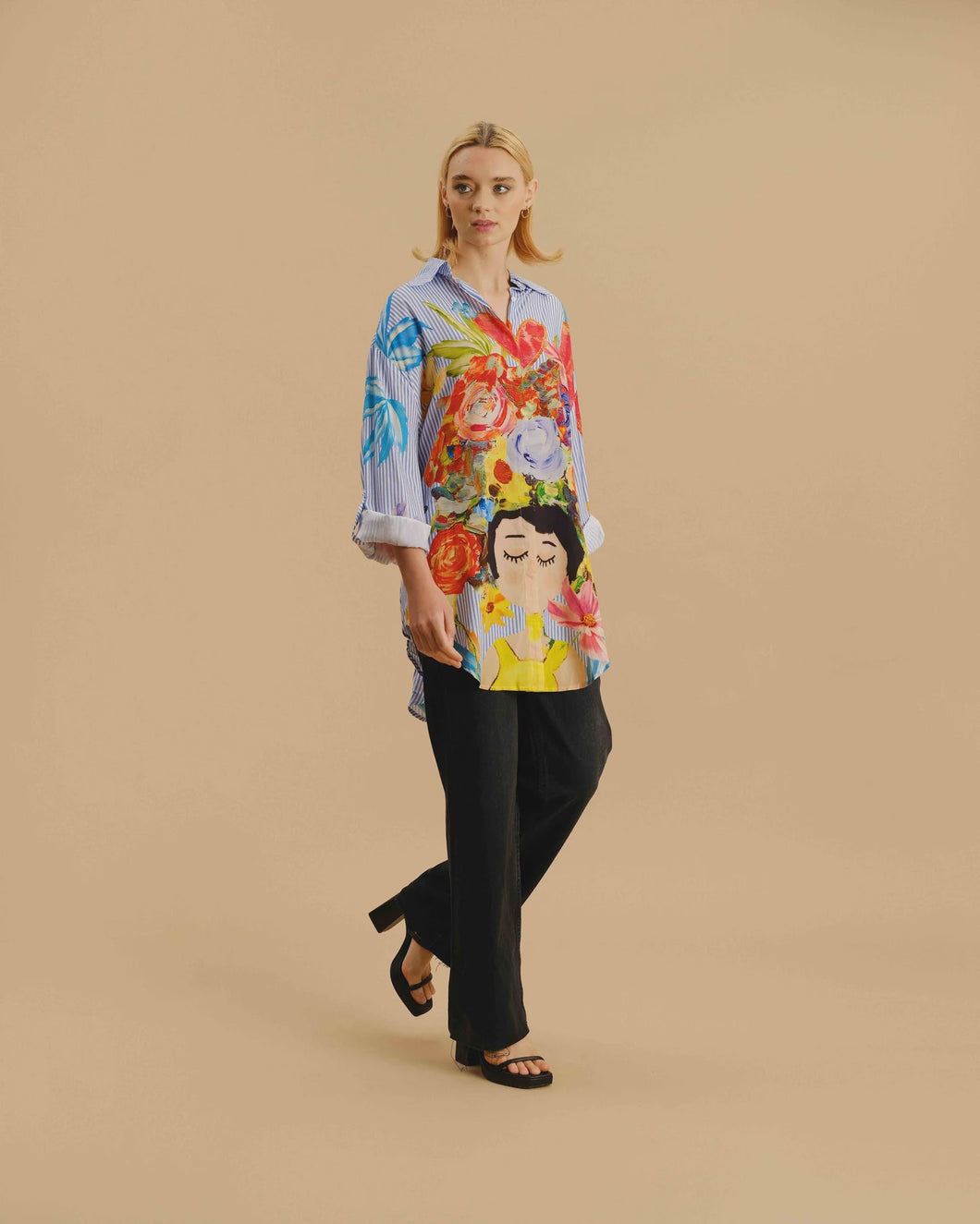 Flower Girl Printed Blouse