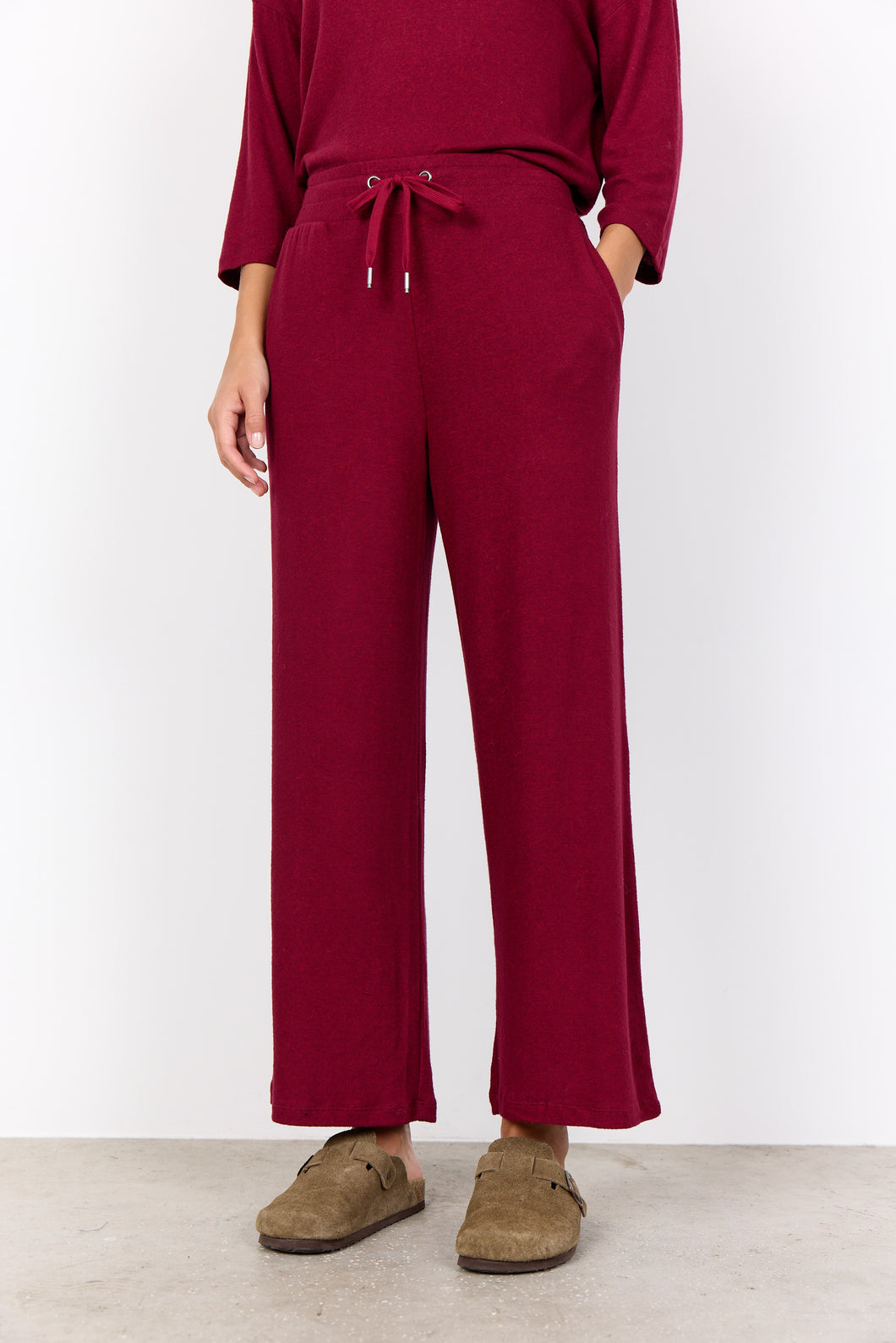Biara 74 Dark Red Straight Lounge Pant