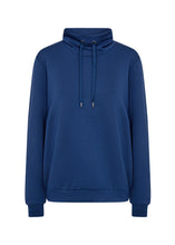Load image into Gallery viewer, Banu 125 Estate Blue Cowl Neck Sweater
