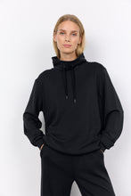 Load image into Gallery viewer, Banu 125 Black Cowl Neck Sweater
