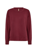 Load image into Gallery viewer, Banu 164 Dark Red Crew Neck Sweater
