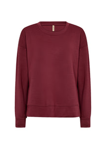 Banu 164 Dark Red Crew Neck Sweater