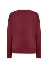 Load image into Gallery viewer, Banu 164 Dark Red Crew Neck Sweater
