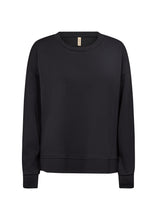 Load image into Gallery viewer, Banu 164 Black Crew Neck Sweater
