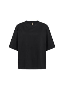 Black Pascal 1 Solid Cotton Tee