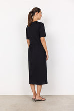 Load image into Gallery viewer, Derby 50 Black Midi Dress
