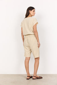 Rajan 3 Cream Striped Short