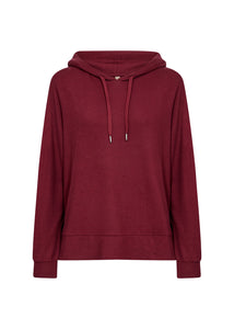 Biara 143 Dark Red Hooded Sweater