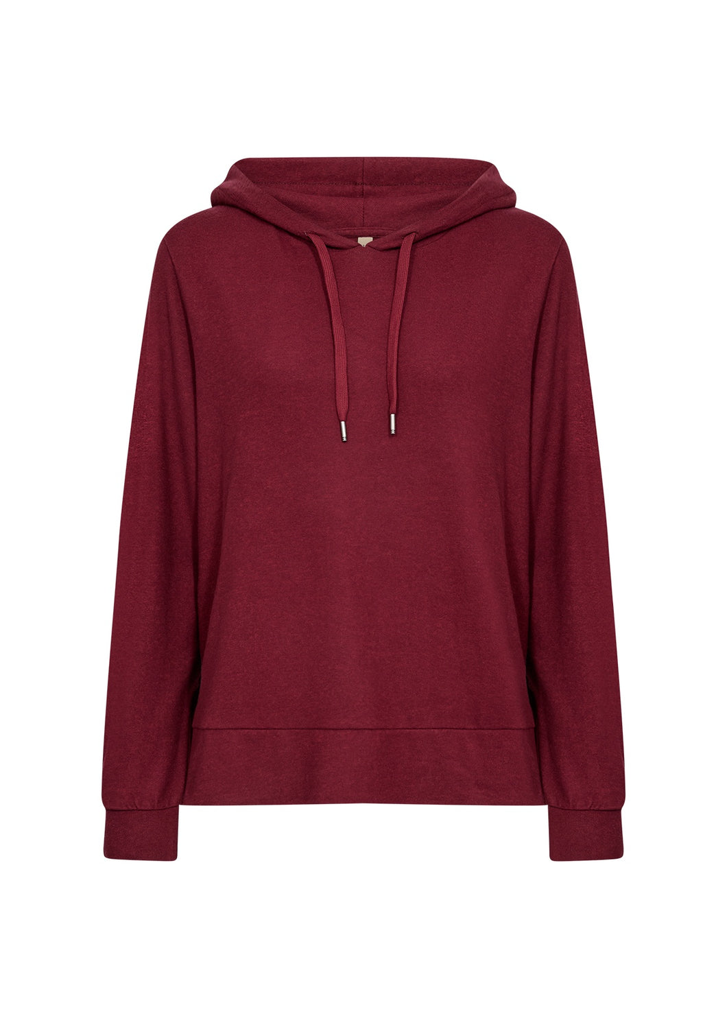 Biara 143 Dark Red Hooded Sweater