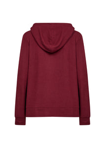 Biara 143 Dark Red Hooded Sweater