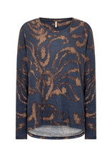 Load image into Gallery viewer, Navy Combo Biara AOP 160 Printed Soft Top
