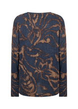 Load image into Gallery viewer, Navy Combo Biara AOP 160 Printed Soft Top
