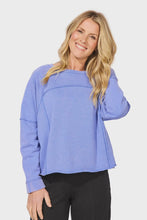 Load image into Gallery viewer, Baja Blue Weekend Raglan Crewneck
