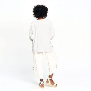 Oversized Linen Tunic