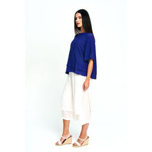 Load image into Gallery viewer, Cobalt Blue Layered Blouse
