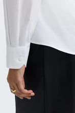 Load image into Gallery viewer, White Dianna Pin Point No Iron Blouse
