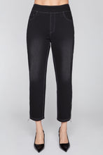Load image into Gallery viewer, Knit Straight Leg "Denim" Pant
