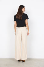 Load image into Gallery viewer, Cissie 49C Cotton Wide Leg Pant in Sand
