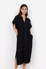 Load image into Gallery viewer, Black Paige 3 Viscose Patch Dress
