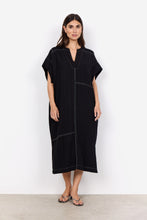 Load image into Gallery viewer, Black Paige 3 Viscose Patch Dress
