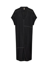 Load image into Gallery viewer, Black Paige 3 Viscose Patch Dress
