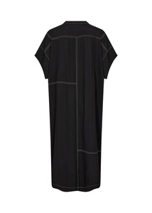 Black Paige 3 Viscose Patch Dress