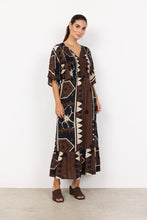 Load image into Gallery viewer, Rosalie 3 Hot Fudge Printed Dress
