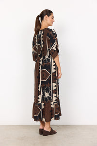 Rosalie 3 Hot Fudge Printed Dress