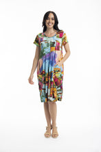 Load image into Gallery viewer, OT- 100% Cotton Printed Tiered Dress
