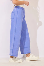 Load image into Gallery viewer, Baja Blue Cropped Wide Leg Pant
