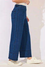 Load image into Gallery viewer, Medium Wash Cropped Wide Leg
