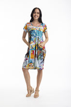 Load image into Gallery viewer, OT- 100% Cotton Printed Tiered Dress
