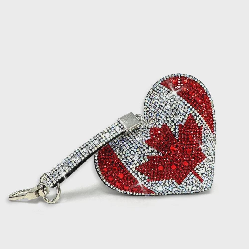 Bling Canadian Bag Charm